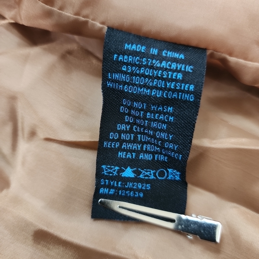 Yoki Textured Brown Teddy Jacket - Picture 5 of 9